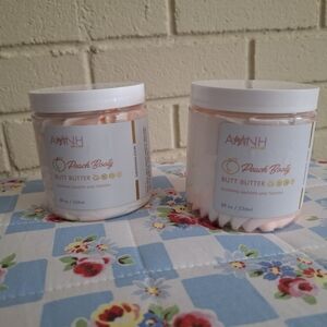 AMNH Peach Booty Butter- NWT Set of 2